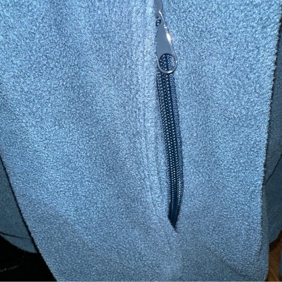 Columbia Full Zip Fleece Jacket Dark Blue-Green Size XL - Picture 4 of 12